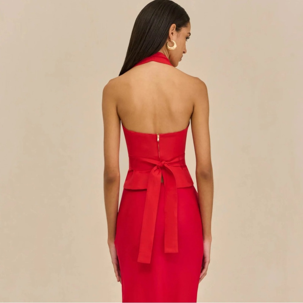 Cult Gaia Anita Too Red Size 10 - Picture 2 of 9